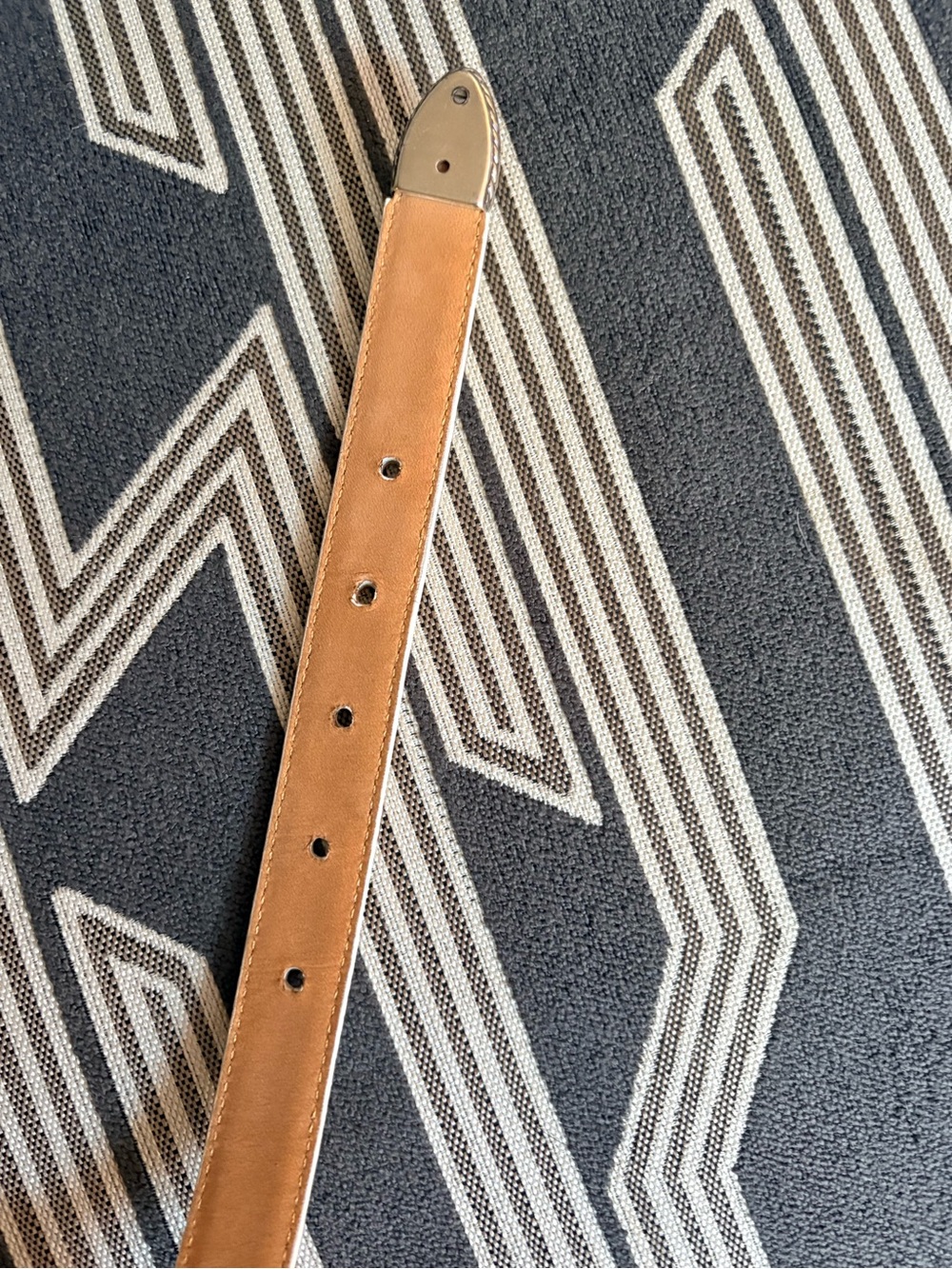 VTG Brighton White Croc Metal Heart Belt Size L - Picture 14 of 15